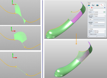 blend curve